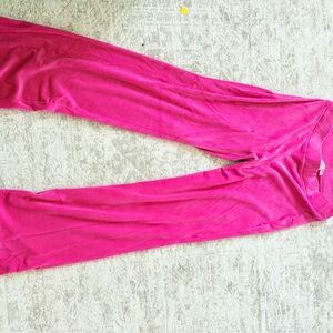 Juicy Couture Hot Pink Velour Jumpsuit